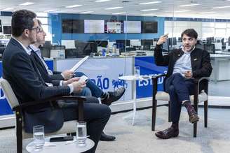 Renan Santos, candidato do Missão à Presidência da República, concede entrevista ao Estadão