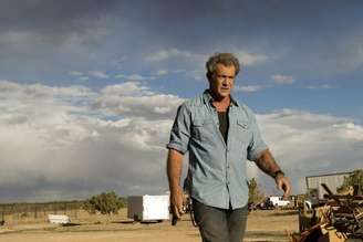 Mel Gibson como John Link no filme 'Herança de Sangue', de 2016.