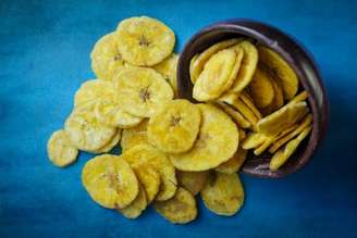 chips de banana.