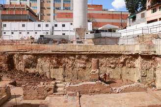 Obras da estação 14 Bis-Saracura, na Linha 6-Laranja, foram paralisadas por causa de novo achado arqueológico.