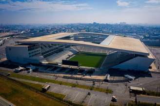 Neo Química Arena, estádio do Corinthians, em Itaquera. Clube tem dívida com a Caixa investigada pelo MP.