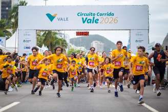 Etapa do Circuito Corrida Vale do Rio de Janeiro contou com edição infantil, de 1 km (Foto: Divulgação/Platinir Pereira/Vale)