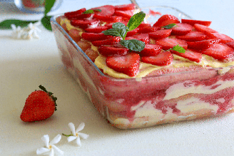 Tiramisù de morango