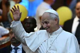 Papa Leão XIV visita basílica em Roma, na Itália