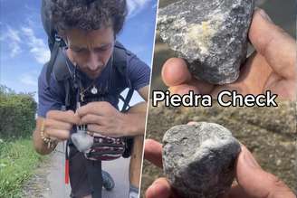 Um peregrino percorre 800 quilômetros do Caminho de Santiago, arrastando uma pedra. Seu objetivo: contorná-la.