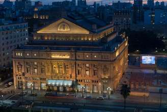 Vista do Teatro Colón, em Buenos Aires