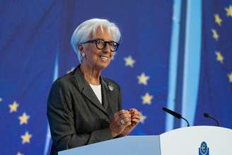 A presidente do BCE, Christine Lagarde
