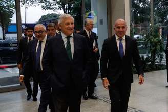 Tajani e CEOs visitam sede da Almaviva, em São Paulo