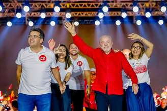 Lula em ato de campanha em Teresina; o Piauí é um dos principais redutos petistas no Brasil