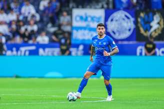 Rúben Neves, do Al Hilal, durante partida da Saudi Pro League - 