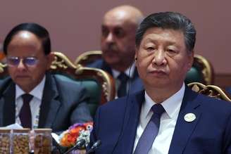 Presidente da China, Xi Jinping, durante reunião de cúpula do Brics em Nova Délhi
13 de setembro de 2026 Sputnik/Alexander Kazakov/Pool via REUTERS