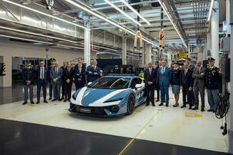 Lamborghini Temerario da polícia da Itália