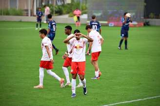 Vitor Teixeira, jogador do time sub-17 do Red Bull Bragantino. 