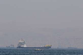 Navios e embarcações no Estreito de Ormuz
 20 de abril de 2026   REUTERS