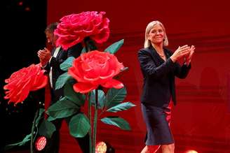 Magdalena Andersson, do Partido Social-Democrata da Suécia, em Estocolmo
  13 de setembro de 2026   REUTERS/Denis Balibouse