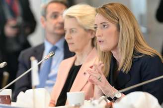 From right to left, Roberta Metsola, president of the European Parliament since January 2022, and Ursula von der Leyen, president of the European Commission since 2019. European People's Party/Flickr, CC BY