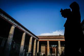 Sítio arqueológico de Pompeia, no sul da Itália