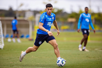 Mateo Sanabria voltou a treinar normalmente e será opção do Bahia para o duelo contra o Athletico-PR.