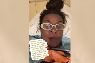 Cacau Protásio foi hospitalizada