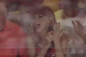 Taylor Swift vibra com touchdown do marido, Travis Kelce