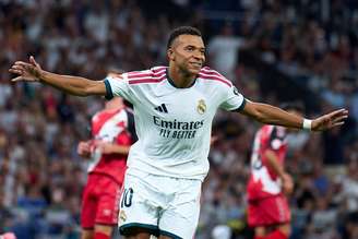 Mbappé pelo Real Madrid. (Photo by Angel Martinez/Getty Images)