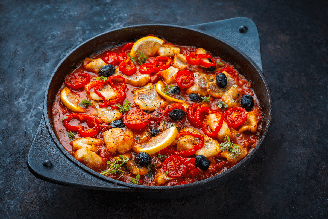 Robalo ao molho de tomate