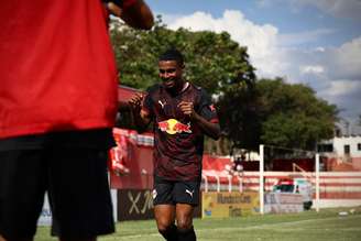 Gabriel Lopes, jogador do time sub-20 do Red Bull Bragantino. 
