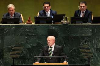 O presidente Lula na abertura da 81ª Assembleia da ONU