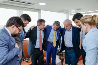 Presidente em encontro com pastores evangélicos no Palácio no Planalto