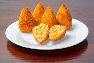 Coxinha de batata-doce.