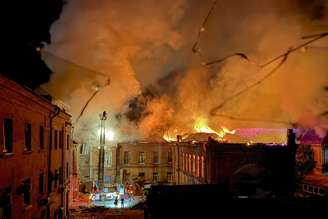Bombardeios russos durante a noite contra Kiev têm sido frequentes