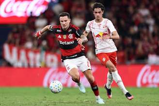 Saúl Ñíguez durante vitória do Flamengo sobre o Red Bull Bragantino, pela 28ª rodada do Campeonato Brasileiro de 2026 - 