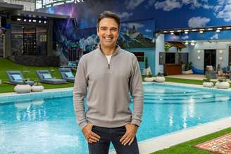 Tadeu Schmidt é o apresentador do Big Brother Brasil
