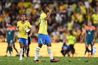 Ryan celebrando gol de empate contra a Austrália 