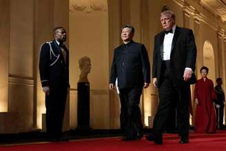 Trump ofereceu um jantar em homenagem a Xi na Casa Branca