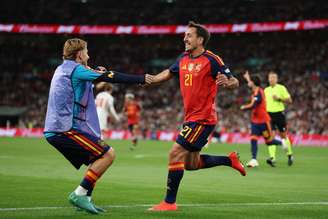 Espanha vence a Inglaterra no Wembley. (Photo by Justin Setterfield/Getty Images)