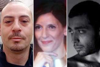 Montagem com as imagens de Colapietro, Formichetti e Morando, respectivamente