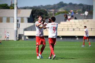 Guilherme Oliveira, jogador do time sub-15 do Red Bull Bragantino. 