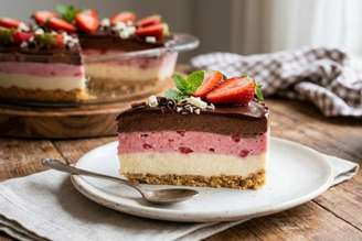 Torta napolitana fit.