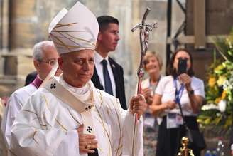 Papa Leão XIV celebra missa em Metz, na França