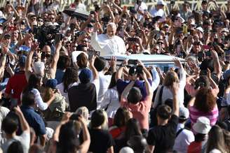 Papa durante audiência no Vaticano