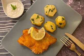 filé de tilápia na airfryer com molho tártaro.