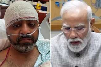 Machchhar fez videochamada do hospital com Modi