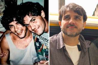Frejat e Cazuza, autores de Bete Balanço na juventude | Renan Santos durante campanha