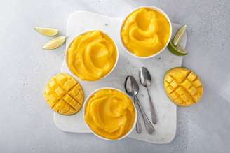 creme de manga gelado.