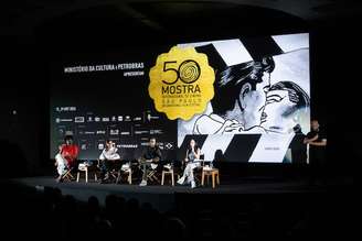 Coletiva de imprensa da 50ª Mostra Internacional de Cinema de São Paulo.