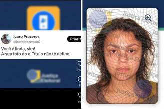 Bruna publicou imagem sobre situação de seu e-Título