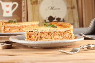Torta de frango com massa podre
