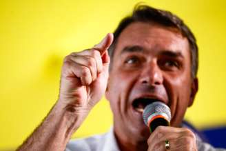 O senador e candidato à Presidência da República pelo PL, Flávio Bolsonaro, agradeceu apoio do agro