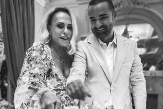 Ana Maria e Fabio Arruda se casam em cerimônia discreta